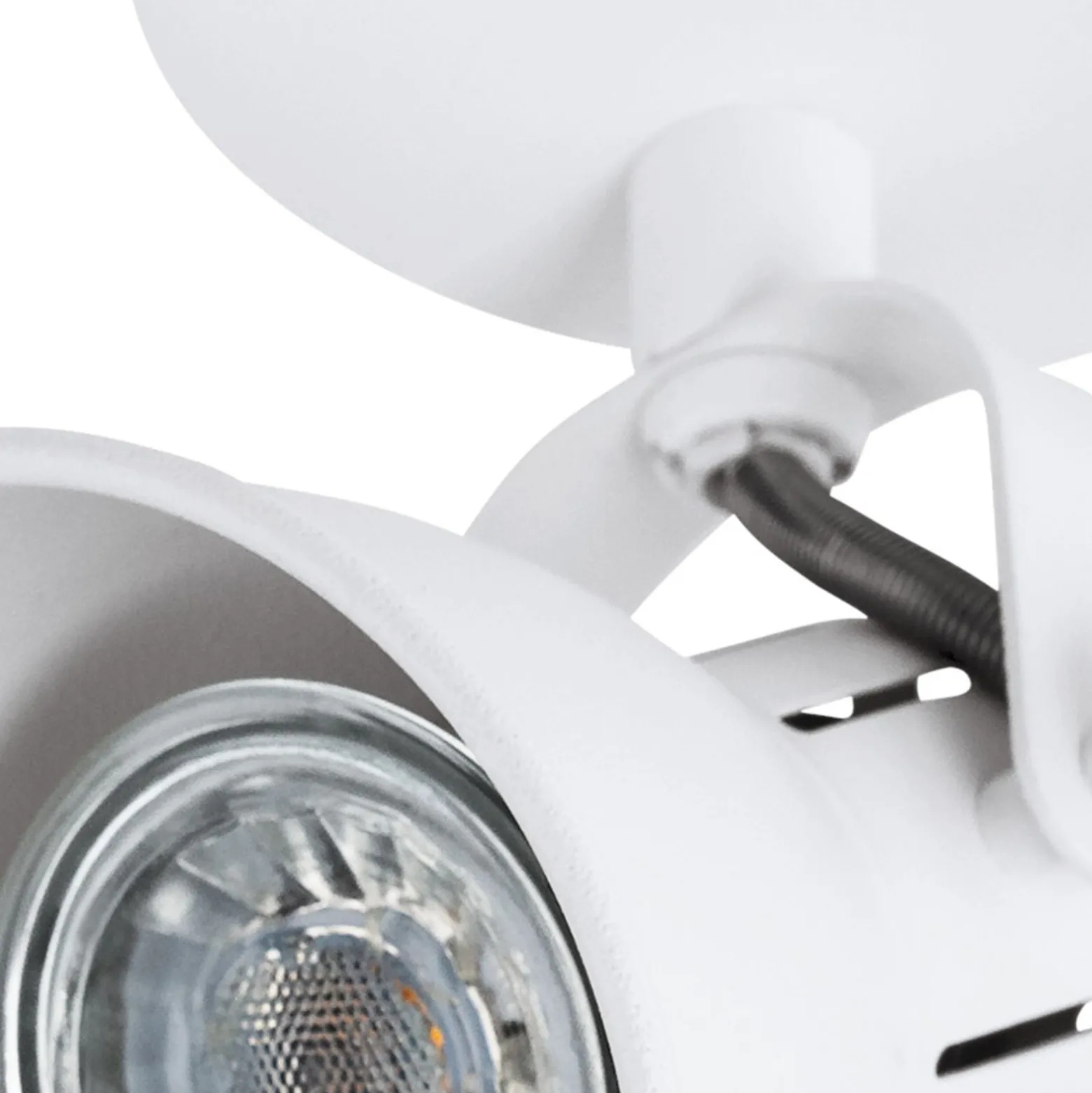 Eglo Vägglampa Seras 1 Stål Vit 2W 250lm - 830 Varm Vit