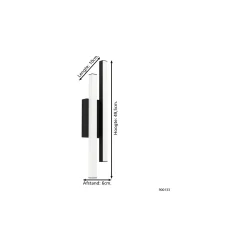 Eglo Vägglampa Serricella Stål Svart 4W 550lm - 830 Varm Vit | IP44