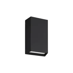 Eglo Vägglampa Spongano Aluminium Svart Up & Down 5W 600lm - 830-840-850-865 CCT | IP65