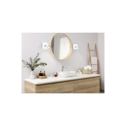 Eglo Vägglampa Tamara 1 Stål Vit Krom 2.8W 250lm - 830 Varm Vit | IP44 - Inkl. 1x GU10