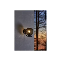 Eglo Vägglampa Taverna Stål Svart | IP44 - Passande för 1x E27