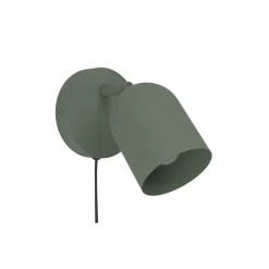 Eglo Vägglampa Tilston Stål Grön | Passande för E14