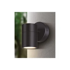 Eglo Vägglampa Tomelloso Utomhus Aluminium Svart | Passande för GU10