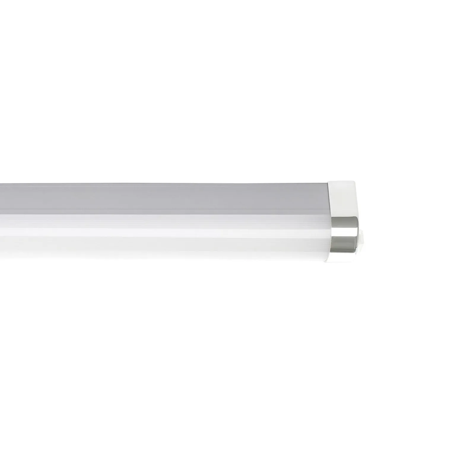 Eglo Vägglampa Tragacete 1 Plast Stål Silver 155W 1900lm - 840 Kallvit | IP44