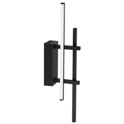 Eglo Vägglampa Trepiliano Aluminium Stål Svart 12W 1450lm - 830 Varm Vit