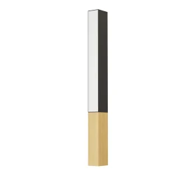 Eglo Vägglampa Tudons Aluminium Stål Svart Trä 12W 1300lm - 830 Varm Vit