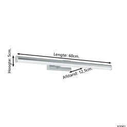 Eglo Vägglampa Vadumi Plast Krom 11W 1350lm - 840 Kallvit | IP44