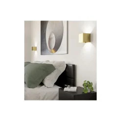 Eglo Vägglampa Valmontone Aluminium Guld 1.5W 200lm - 830 Varm Vit | IP20