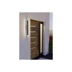 Eglo Vägglampa Vascella Rostfritt Stål Svart 10W 1400lm - 827-840-865 CCT | IP44