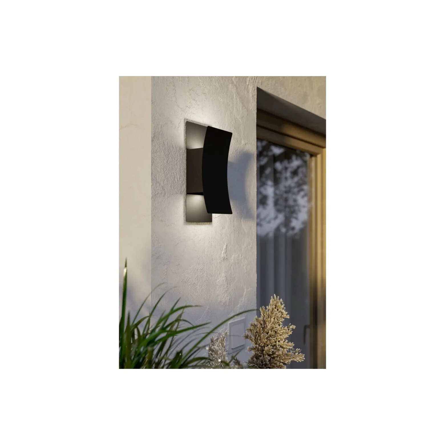Eglo Vägglampa Verdolino Stål Svart 4W 510lm - 827-840-860 CCT | IP54