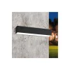 Eglo Vägglampa Voscari Solar Antracit 6W 900lm - 840 Kallvit | IP54 - Dimbar - Rörelsesensor