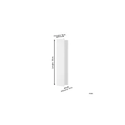 Eglo Vägglampa Zubialde Aluminium Stål Vit 12W 1550lm - 830 Varm Vit