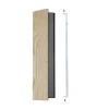 Eglo Vägglampa Zubialde Stål Svart Trä 12W 1550lm - 830 Varm Vit