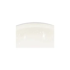 Eglo Vägg och Taklampa Frania-S Stål Vit 15W 1800lm - 830 Varm Vit | IP44