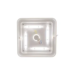 Eglo Vägg och Taklampa Frania Stål Vit 14.6W 1600lm - 830 Varm Vit | IP44