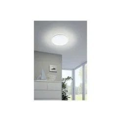 Eglo Vägg och Taklampa Frania Stål Vit 10W 1100lm - 830 Varm Vit | IP20