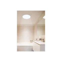 Eglo Vägg och Taklampa Frania Stål Vit 14.6W 1600lm - 830 Varm Vit | IP44