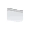 Eglo Vägg och Taklampa Frania Stål Vit 5.5W 600lm - 830 Varm Vit | IP20