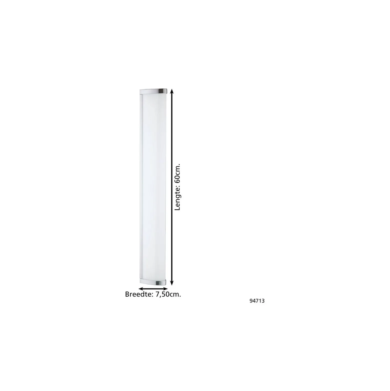Eglo Vägg och Taklampa Gita 2 Metall Krom 16W 1900lm - 840 Kallvit | IP44