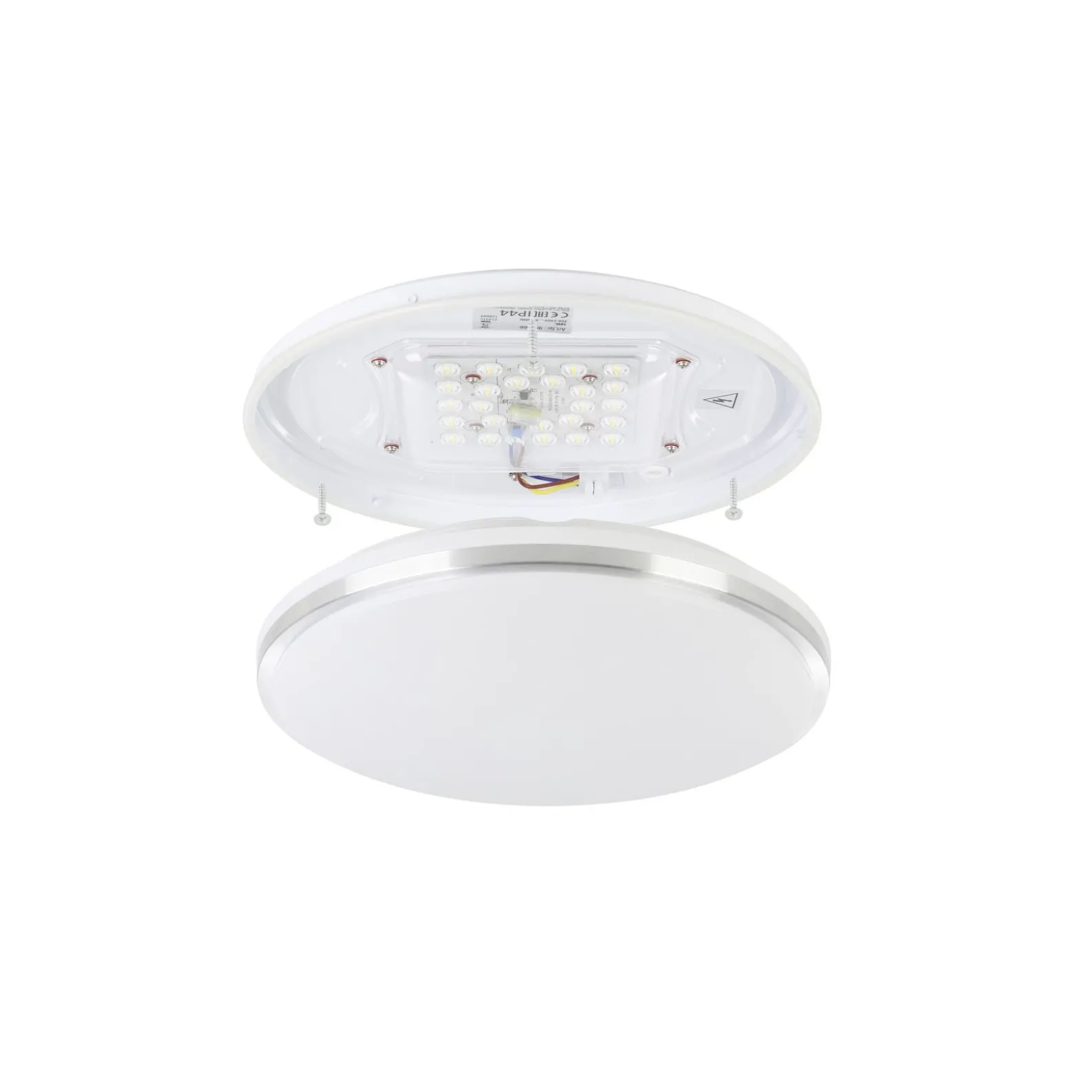 Eglo Vägg och Taklampa Pinetto Stål Vit 15.6W 1900lm - 840 Kallvit | IP44