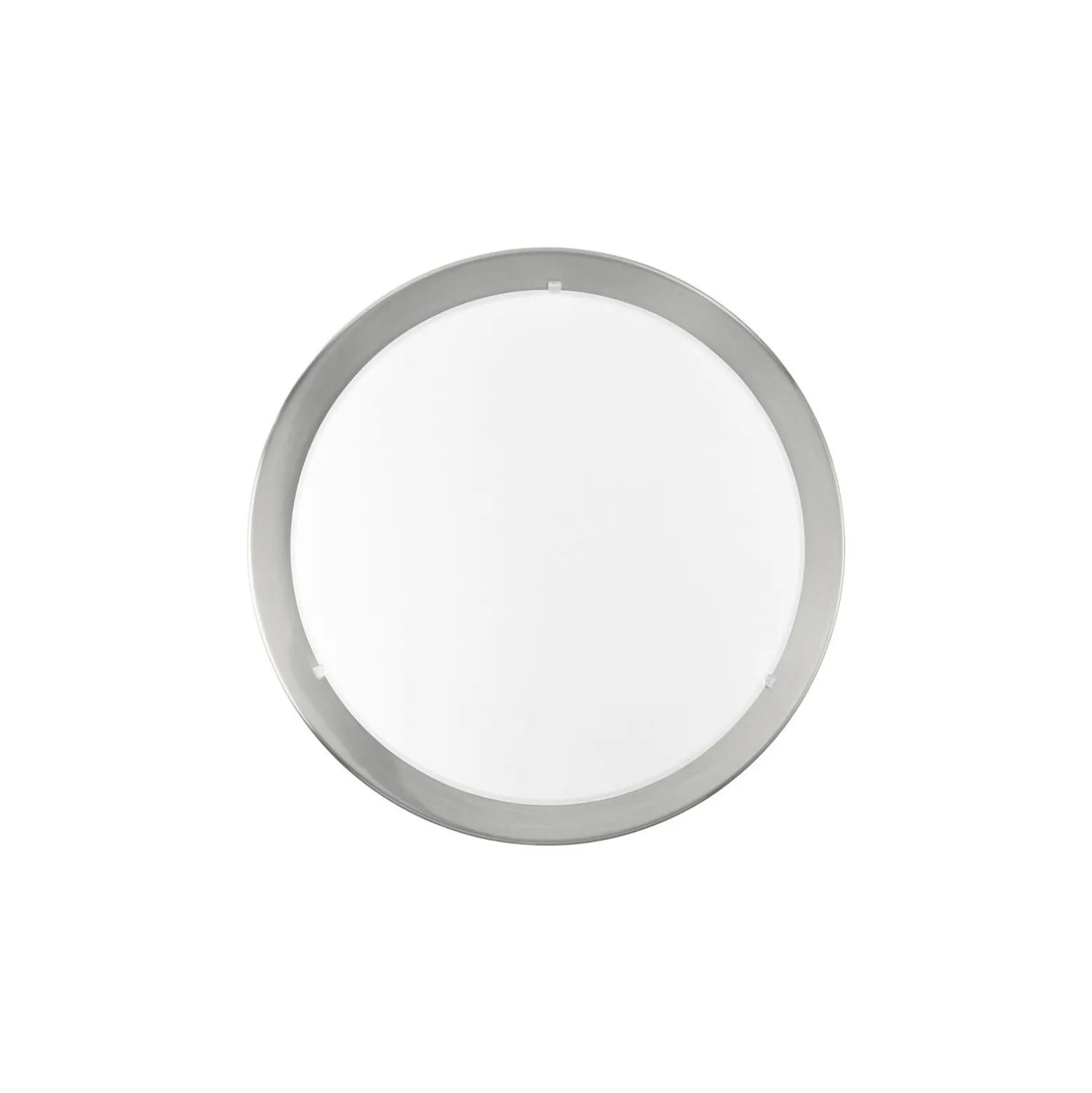 Eglo Vägg och Taklampa Planet Stål Satin Nickel | IP20 - Passande för 1x E27