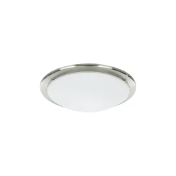 Eglo Vägg och Taklampa Planet Stål Satin Nickel | IP20 - Passande för 1x E27
