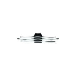Eglo Vägg och Taklampa Roncade 1 Stål Aluminium Svart 21W 2800lm - 830 Varm Vit | IP20