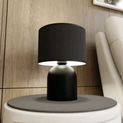 Emibig Bordslampa Aspen Stål Svart | Passande för 1x E27 - Max 15W