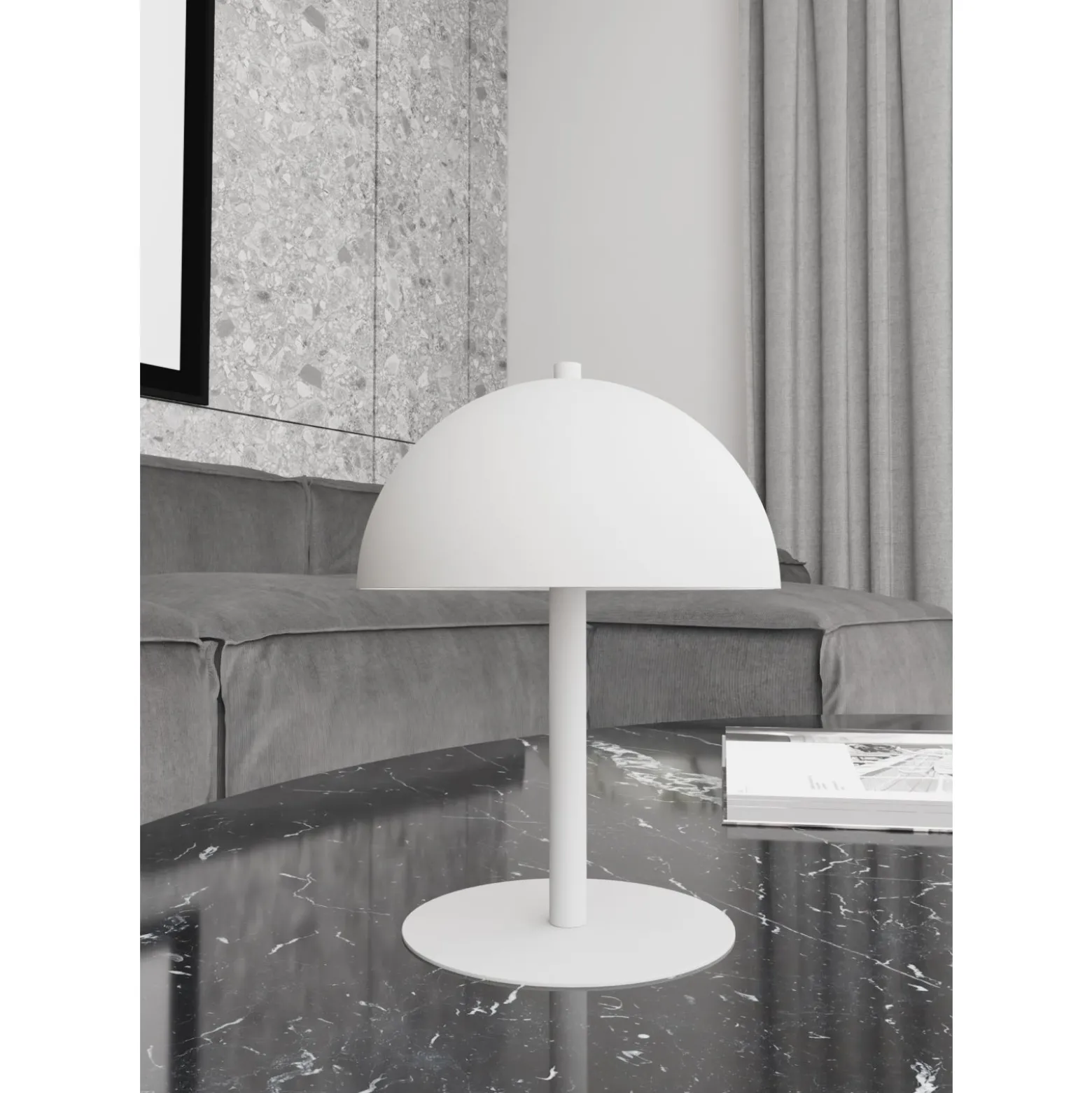 Emibig Bordslampa Mogu Stål Apelsin | Passande för 2x G9 - Max 8W