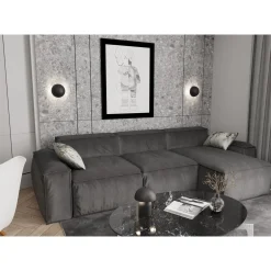 Emibig Bordslampa Mush Stål Svart | Passande för 2x G9 - Max 8W
