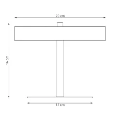 Emibig Bordslampa Nemo Stål Svart | Passande för 2x G9 - Max 8W