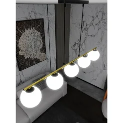 Emibig Pendellampa Allora Stål Svart | Passande för 5x E14 - Max 10W