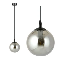 Emibig Pendellampa Cosmo Stål Svart | Passande för 1x E14 - Max 10W