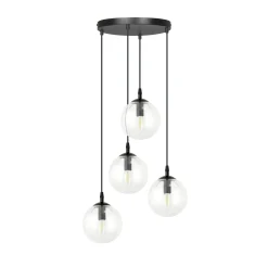 Emibig Pendellampa Cosmo Stål Svart | Passande för 4x E14 - Max 10W