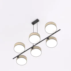 Emibig Pendellampa Drumz Stål Brun | Passande för 6x E14 - Max 10W