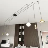 Emibig Pendellampa Fuji Stål Guld | Passande för 2x E14 - Max 10W, 2x GU10 - Max 10W, 2x GX53 - Max 10W