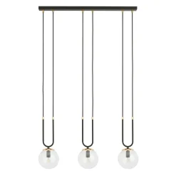 Emibig Pendellampa Glam Stål Svart | Passande för 3x E14 - Max 10W