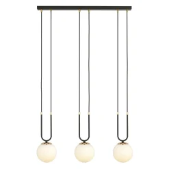 Emibig Pendellampa Glam Stål Svart | Passande för 3x E14 - Max 10W