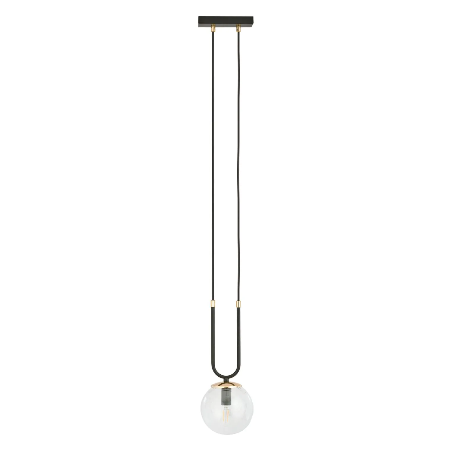 Emibig Pendellampa Glam Stål Svart | Passande för 1x E14 - Max 10W