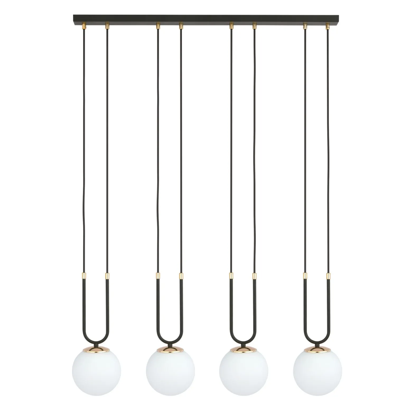 Emibig Pendellampa Glam Stål Svart | Passande för 4x E14 - Max 10W