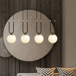 Emibig Pendellampa Glam Stål Svart | Passande för 4x E14 - Max 10W