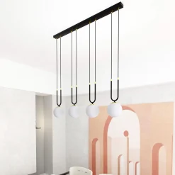 Emibig Pendellampa Glam Stål Svart | Passande för 4x E14 - Max 10W