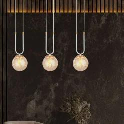 Emibig Pendellampa Glam Stål Vit | Passande för 3x E14 - Max 10W