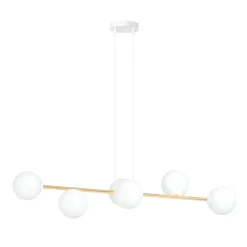 Emibig Pendellampa Gravity Stål Vit | Passande för 6x E14 - Max 10W
