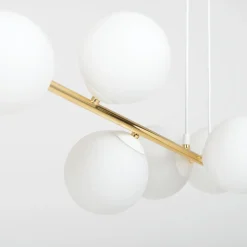 Emibig Pendellampa Gravity Stål Vit | Passande för 6x E14 - Max 10W