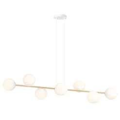 Emibig Pendellampa Gravity Stål Vit | Passande för 8x E14 - Max 10W