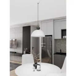 Emibig Pendellampa Lunaro Stål Vit | Passande för 1x GX53 - Max 12W