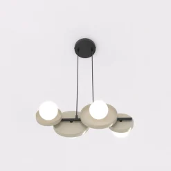 Emibig Pendellampa Model Stål Brun | Passande för 4x G9 - Max 8W