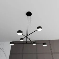 Emibig Pendellampa Modus Stål Svart | Passande för 6x GX53 - Max 12W