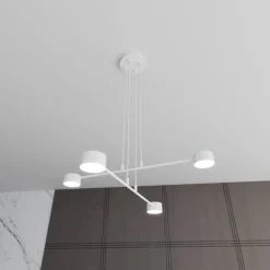 Emibig Pendellampa Modus Stål Vit | Passande för 5x GX53 - Max 12W